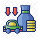 Reduce Transportation Costs Icon