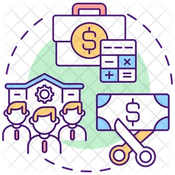 Reduced admin costs  Icon