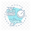 Aviation Airspace Departure Icon