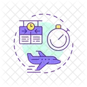 Aviation Airspace Departure Icon