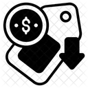 Discount Offer Deduction Reduction Icon