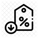 Reduced Price Tag  Icon