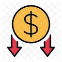 Reduced Rates Reduce Cost Rates Icon