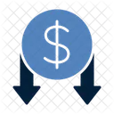 Reduced Rates Reduce Cost Rates Icon