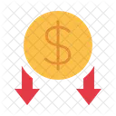 Reduced Rates Reduce Cost Rates Icon