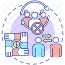 Reduced Staff Turnover Icon