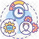 Reduced Work Hour Icon
