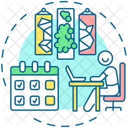 Reduced workplace absenteeism  Icon