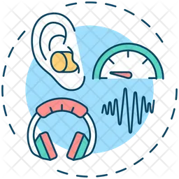 Reducing exposure to loud sounds  Icon