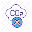 Reducir las emisiones de carbono  Icono