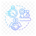 Temps Reduction Fabrication Icon