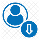 Reduction Decline Down Arrow Icon