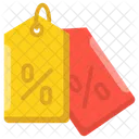 Reduction Rebate Markdown Icon