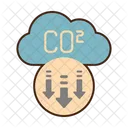 Reduzir A Poluicao Do Ar Reduzir O CO 2 Reduzir O Carbono Ícone