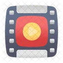 Reel Clip Film Icon