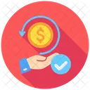 Reembolso Recompensa Dinero Icono