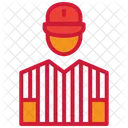 Referee American Football Sign Icon