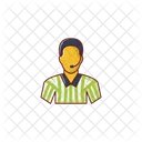Referee Soccer Man Icon