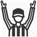 Referee American Football Sign Icon