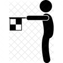 Referee Flag Football Icon
