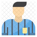 Man Referee Shirt Referee Soccer Icon