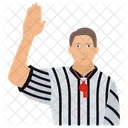 Basketball Signal Referee Signal Five Second Violation Icon