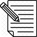 Referencement Redaction Bloc Notes Icône