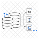 Referentiel De Donnees Stockage D API Fichiers Multimedias Icône