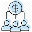 Referrals Dollar Color Shadow Thinline Icon Icon