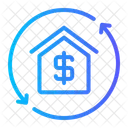 Refinancing Mortgage Real Estate Icon