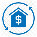 Refinancing Mortgage Real Estate Icon