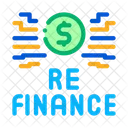 Refinancing Financial Mortgage Icon