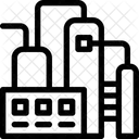 Refinaria Combustivel Petroleo Ícone