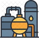Refineria Petroleo Refineria De Petroleo Icono