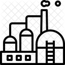 Refineria Petroleo Industrial Icono