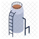 Filtracion De Agua Planta De Agua Refineria De Agua Icono