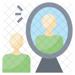 Reflection Icon - Download in Flat Style
