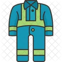 Reflective Coverall Safety Icon