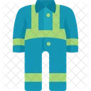 Reflective Coverall Safety Icône