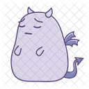 Reflective Sad Thinking Icon