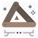 Reflective Warning Triangle  Icon