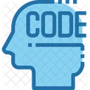 Code Processus Reflexion Icon