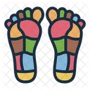 Reflexology Foot Therapy Icon