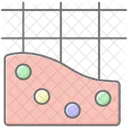 Icone De Cor Linear De Reforco De Construcao Ícone