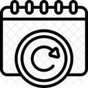 Refresh Calendar Dates Icon