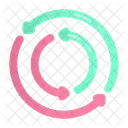 Forward Sign Round Icon