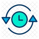 Clock Time Management Refresh Time Icon