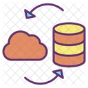 Irefresh Refresh Cloud Database Reload Cloud Server Icon
