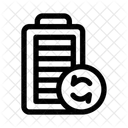 Refresh Data Battery Level Battery Status Icon