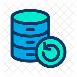 Refresh Database Icon - Download in Colored Outline Style